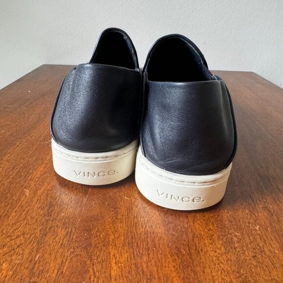 Vince Garvey Slip On Sneaker in Denim Snake Print - Picture 6 of 10